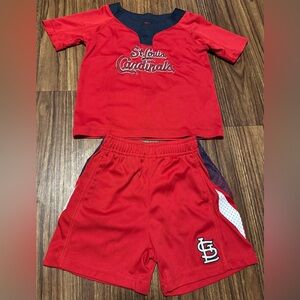 St. Louis Cardinals 3T Shirt & Shorts Set